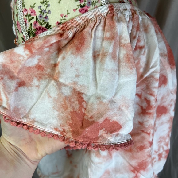 Almost Famous X Large Pink Tie Die Shirt NWOT - Picture 5 of 7